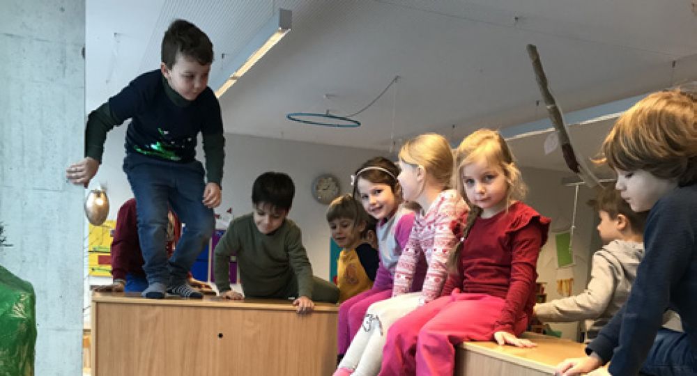 Kinder im Kindergarten
