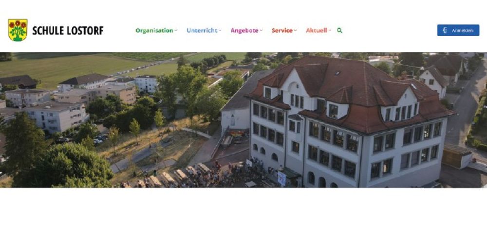 Neue Webseite der Schule