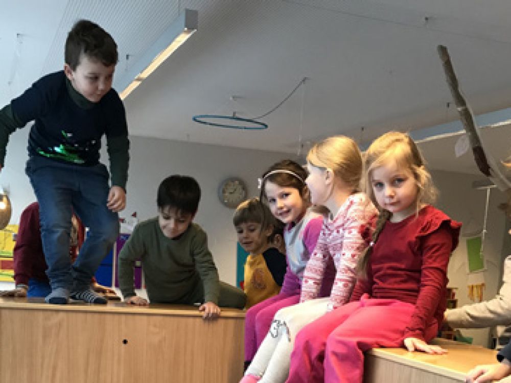 Kinder im Kindergarten