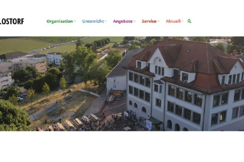 Neue Webseite der Schule